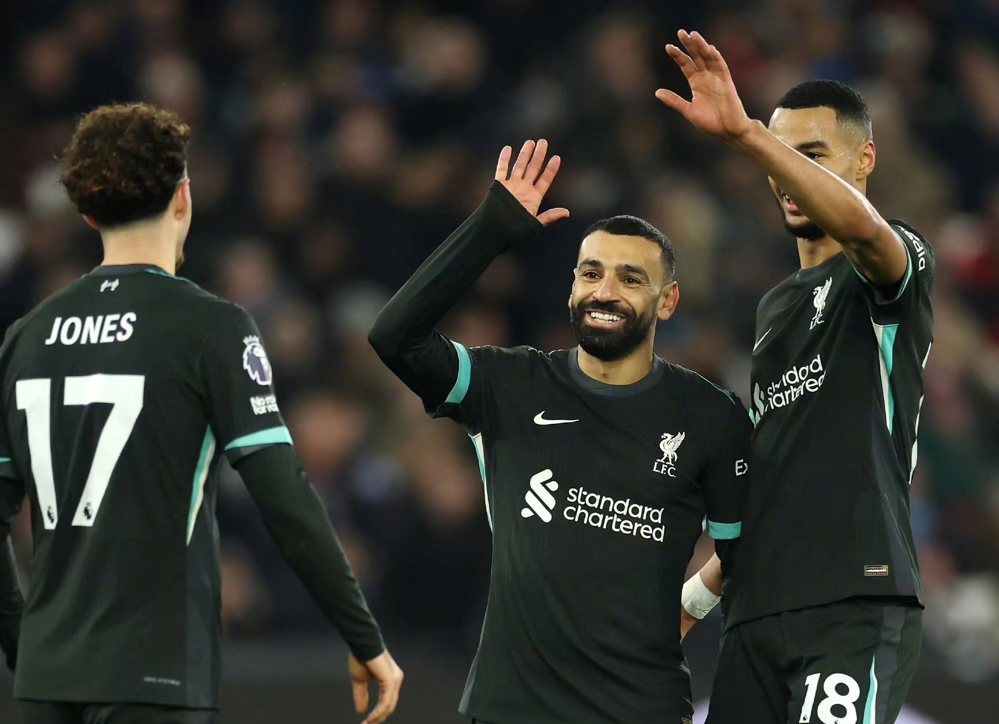 Liverpool voitti West Hamin viidellä maalilla tervehtiessään tulevaa 2025
